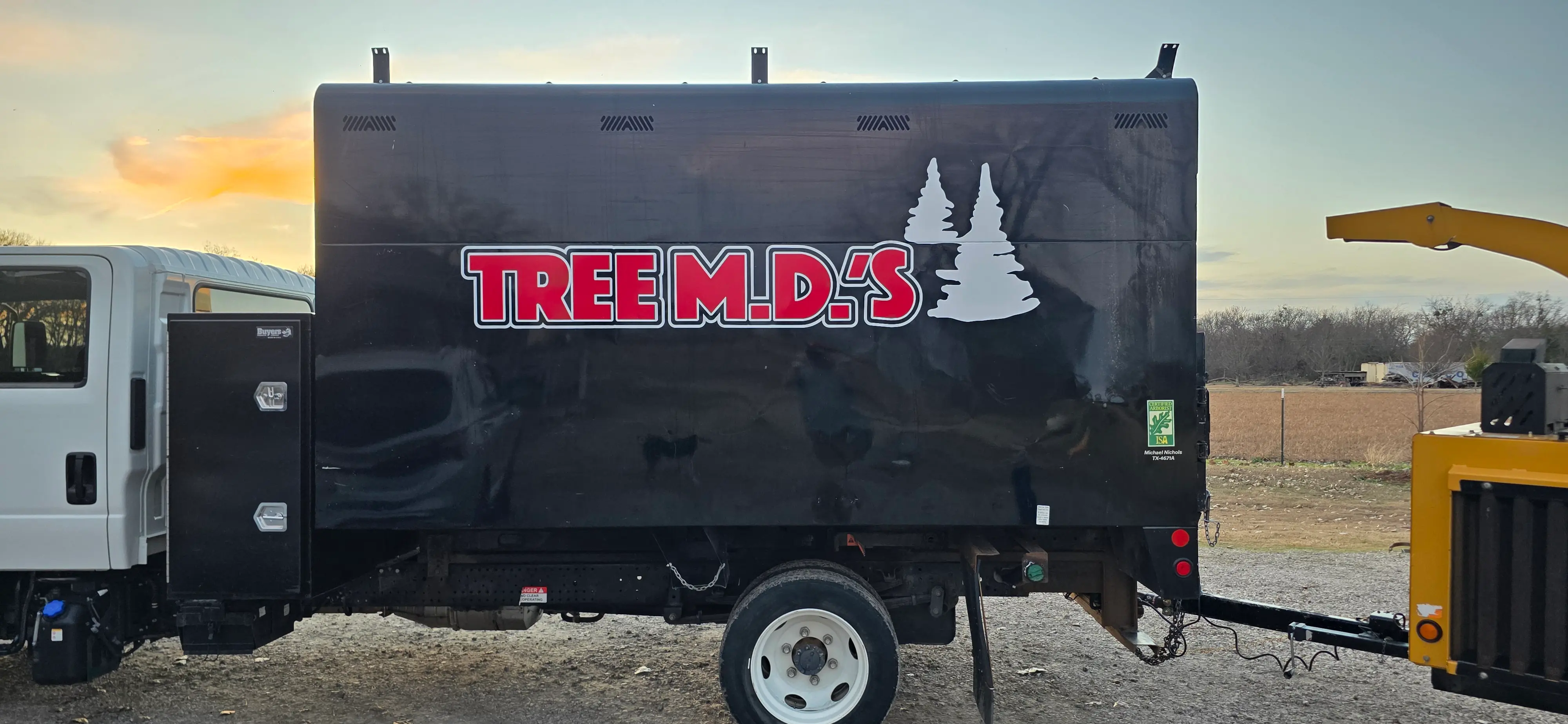 Branded Tree MDs truck and equipment
